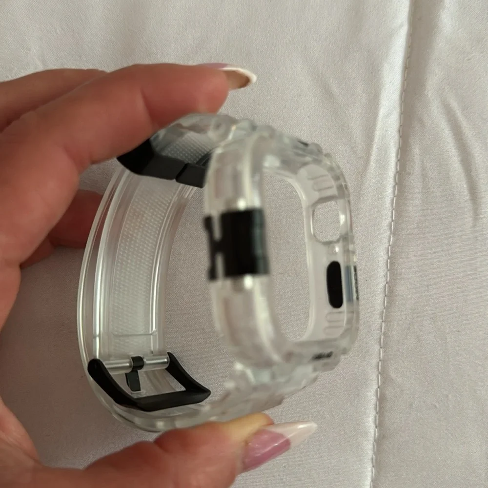 New Clear Apple Watch Band